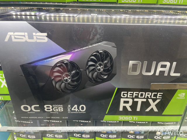 Видеокарта Asus RTX 3060Ti Dual