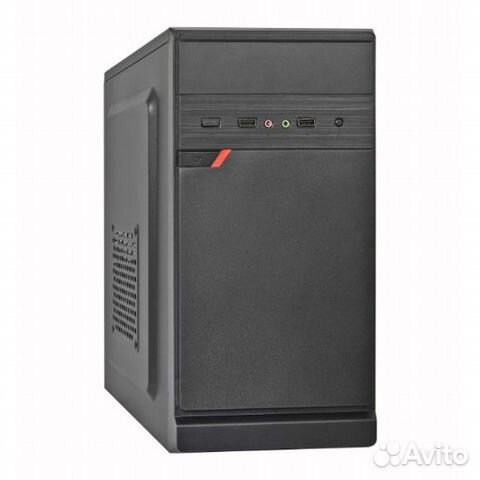 Корпус Minitower ExeGate BAA-106 Black, mATX, без