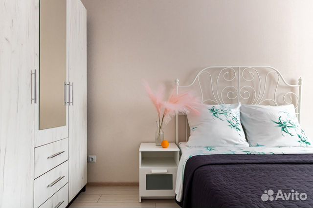 

1-к. квартира, 43 м², 2 кровати