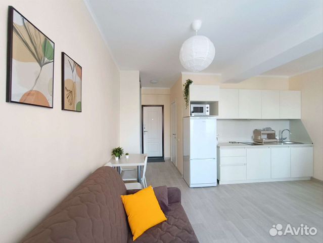 

1-к. квартира, 30 м², 2 кровати