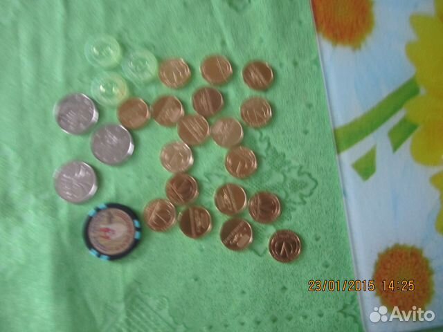 Разные жетоны находятся в Петербурге