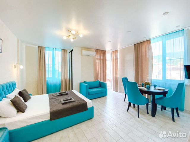 

Квартира-студия, 40 м², 2 кровати