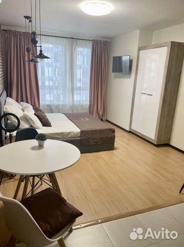 

Квартира-студия, 30 м², 1 кровать