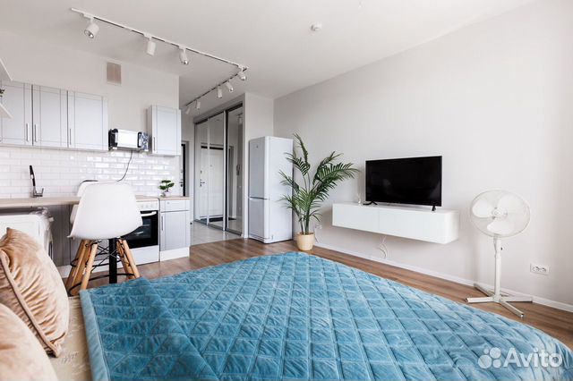 

Квартира-студия, 32 м², 1 кровать