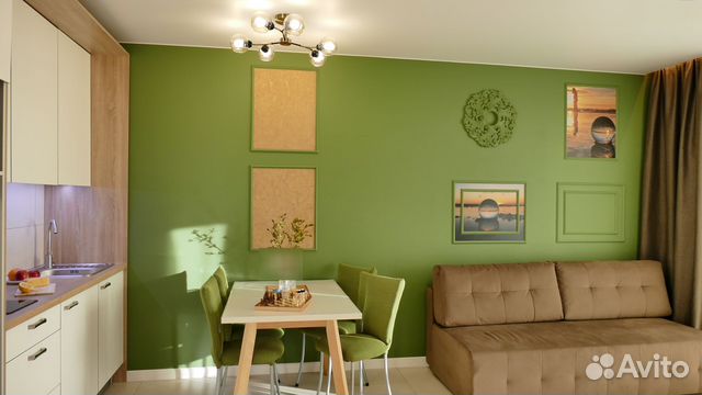 

1-к. квартира, 38 м², 4 кровати