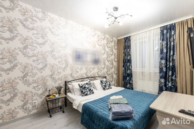 

1-к. квартира, 45 м², 2 кровати