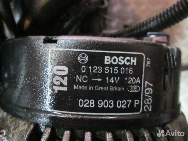 Генератор для Фольксваген Т4 каравелла 2.4 2.5 аав Генератор для Фольксваген Т4 каравелла 2.4 2.5 аав