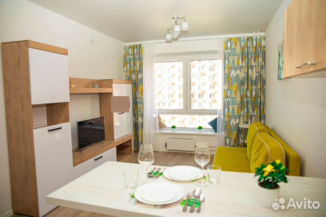 

1-к. квартира, 38 м², 2 кровати