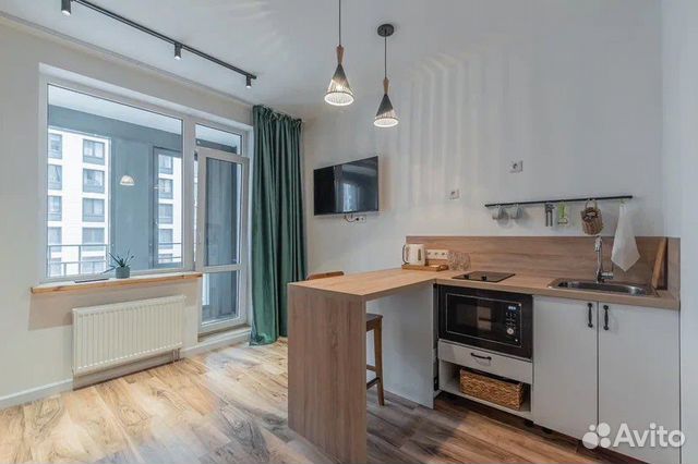 

Квартира-студия, 27 м², 1 кровать