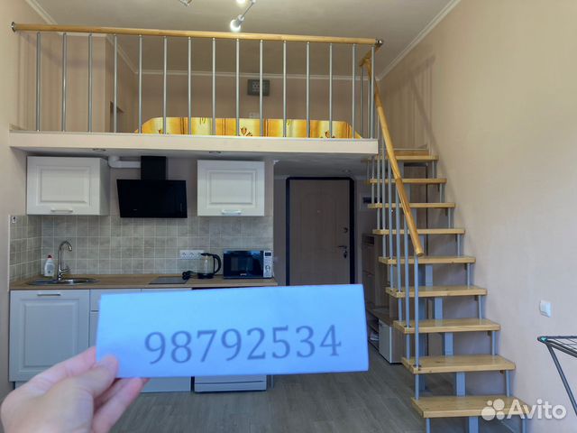 

Квартира-студия, 27 м², 2 кровати