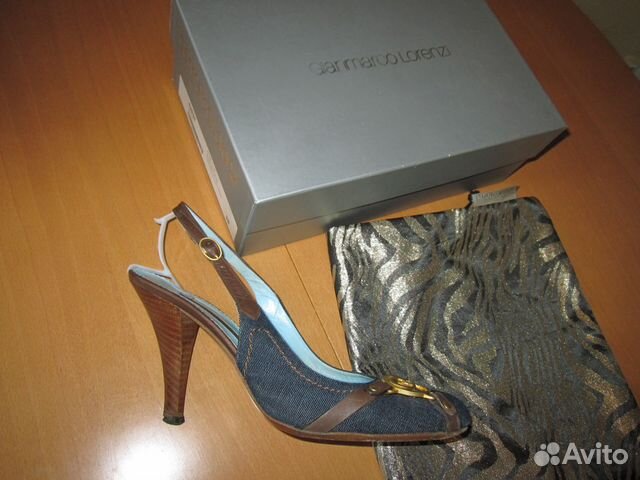 Туфли с открытой пяткой gianmarco lorenzi