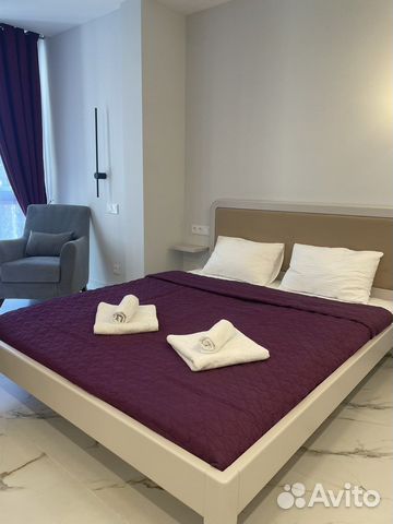 

Квартира-студия, 45 м², 2 кровати