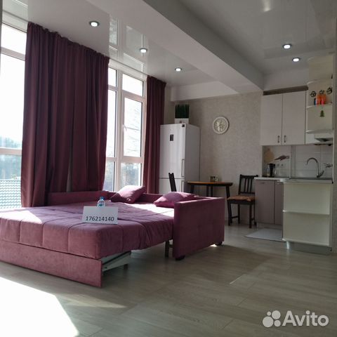 

Квартира-студия, 36 м², 2 кровати