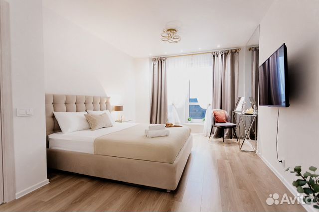 

1-к. квартира, 44 м², 1 кровать