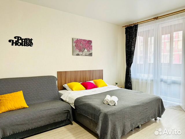 

Квартира-студия, 35 м², 1 кровать