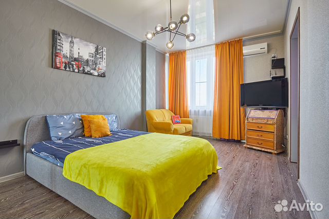 

1-к. квартира, 40 м², 2 кровати