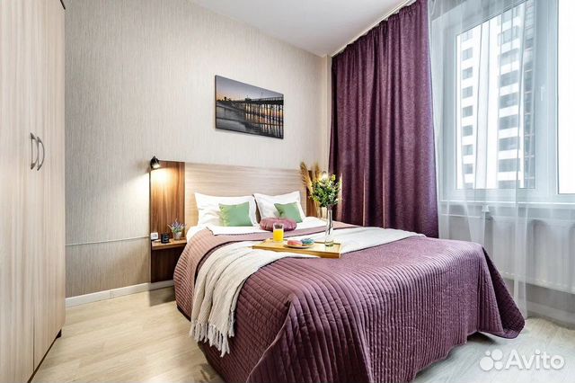 

1-к. квартира в апарт-отеле, 30 м², 1 кровать