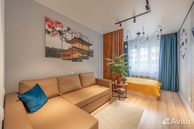 

1-к. квартира, 37 м², 2 кровати