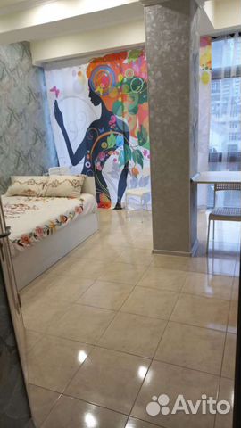 

Квартира-студия, 28 м², 2 кровати