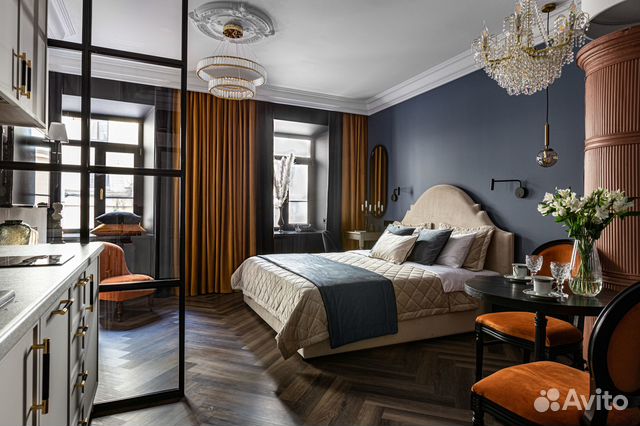 

Квартира-студия, 32 м², 1 кровать