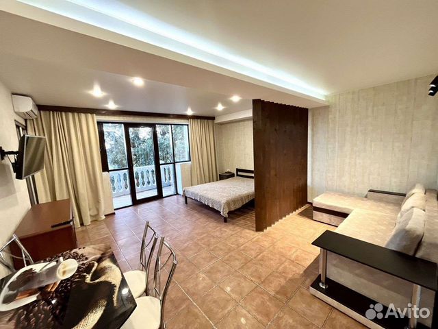 

Квартира-студия, 40 м², 2 кровати