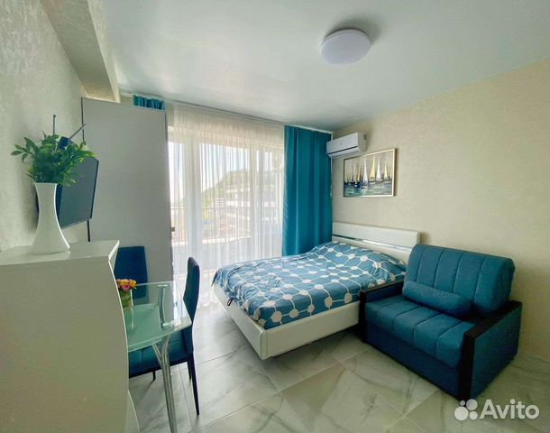

Квартира-студия, 24 м², 2 кровати