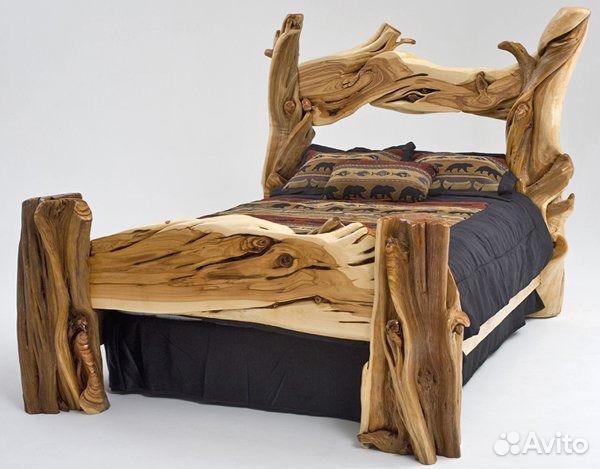 Кровати Ручной Работы Из Дерева Фото