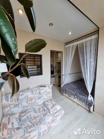 

Квартира-студия, 27 м², 2 кровати