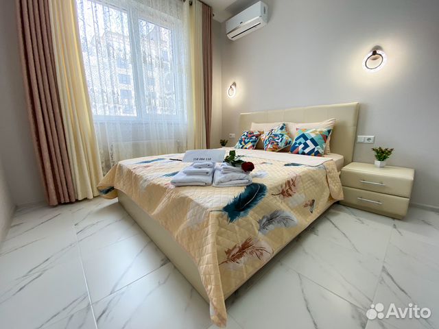 

1-к. квартира, 42 м², 2 кровати