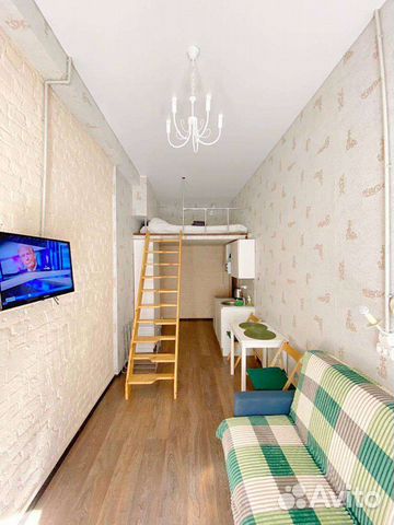 

Квартира-студия, 24 м², 2 кровати