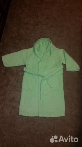 Халат махровый с капюшоном