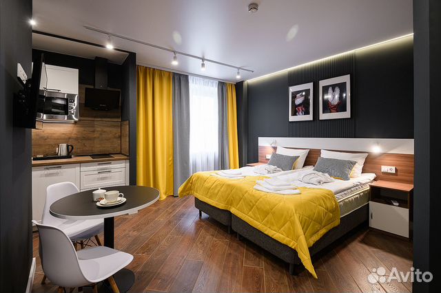 

Квартира-студия, 25 м², 1 кровать