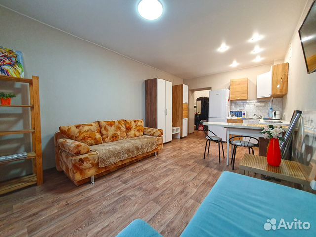 

Квартира-студия, 28 м², 2 кровати