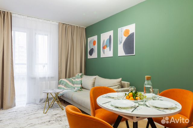 

1-к. квартира, 36 м², 2 кровати