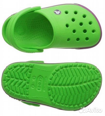 Сандалии сабо Crocband II.5 (Green/Viola) 25 - 35 Сандалии сабо Crocband II.5 (Green/Viola) 25 - 35