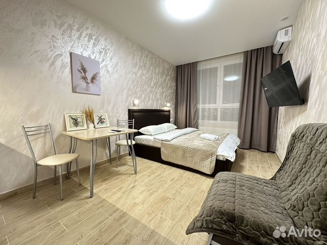 

Квартира-студия, 24 м², 2 кровати