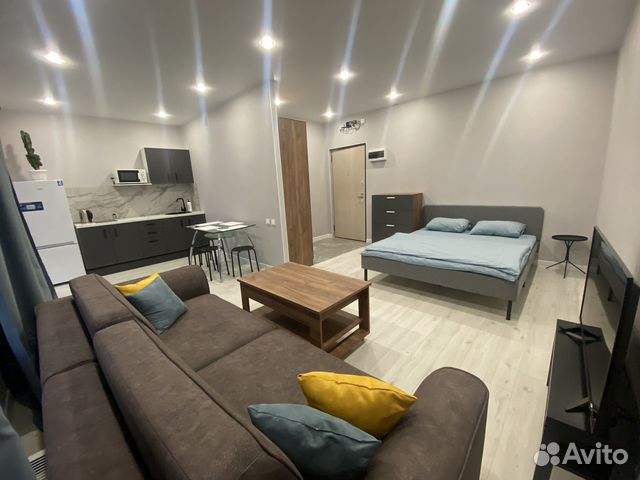 

Квартира-студия, 33 м², 2 кровати