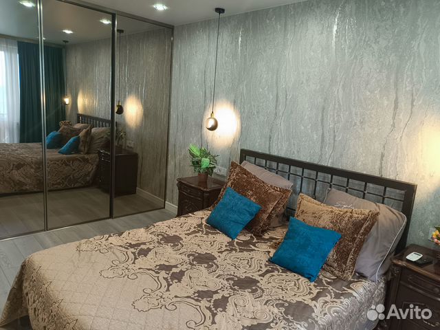 

1-к. квартира, 44 м², 2 кровати