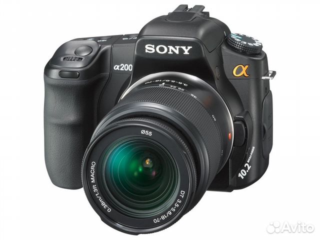 Sony dslr-A200K DT18-70mm F3.5-5.6