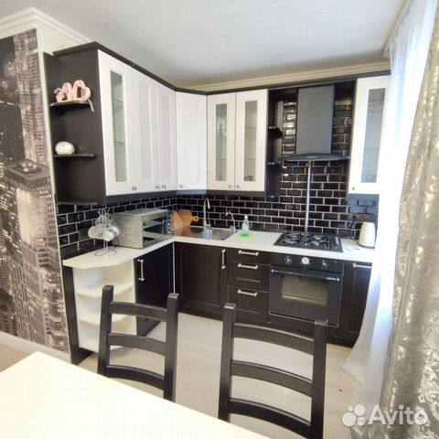 

1-к. квартира, 44 м², 2 кровати