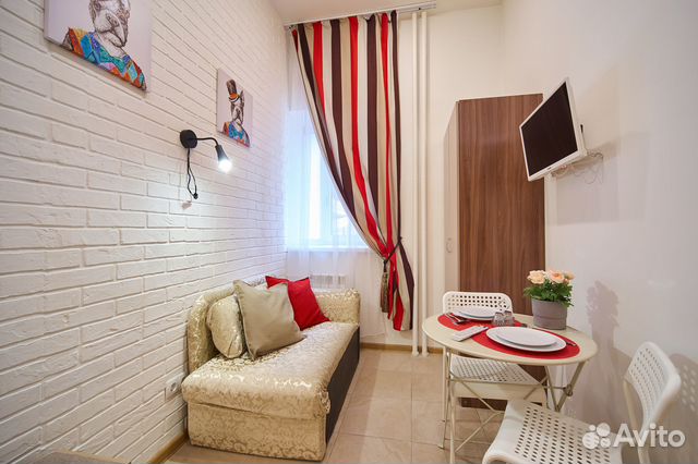 

Квартира-студия, 16 м², 2 кровати