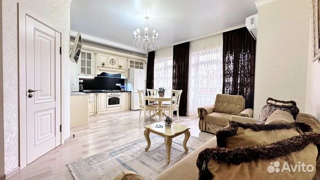 

1-к. квартира, 55 м², 2 кровати