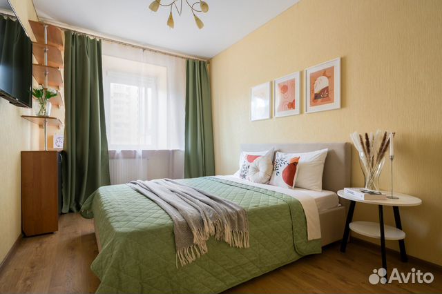

1-к. квартира, 37 м², 1 кровать
