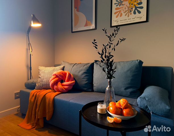 

Квартира-студия, 35 м², 2 кровати