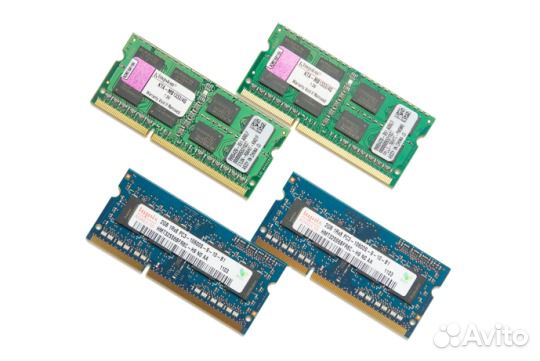 Озу dimm, sodimm DDR, DDR2, DDR3, б/у, новая