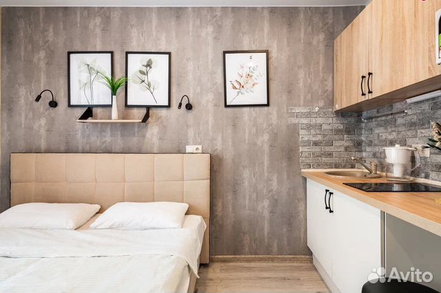 

Квартира-студия, 18 м², 1 кровать