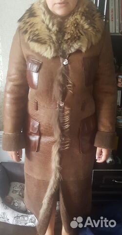 Красивая натуральная дубленка 46 р