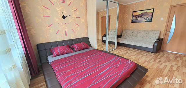 

1-к. квартира, 55 м², 2 кровати