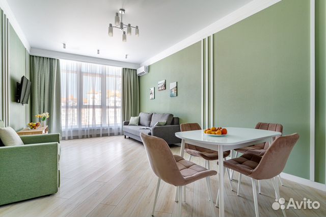 

1-к. квартира, 52 м², 3 кровати