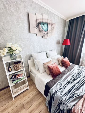 

1-к. квартира, 45 м², 3 кровати